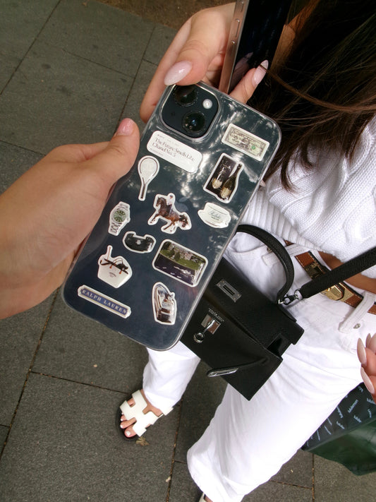 3D Old Money stickers pack with classic designs, ideal for scrapbooking and laptop decoration