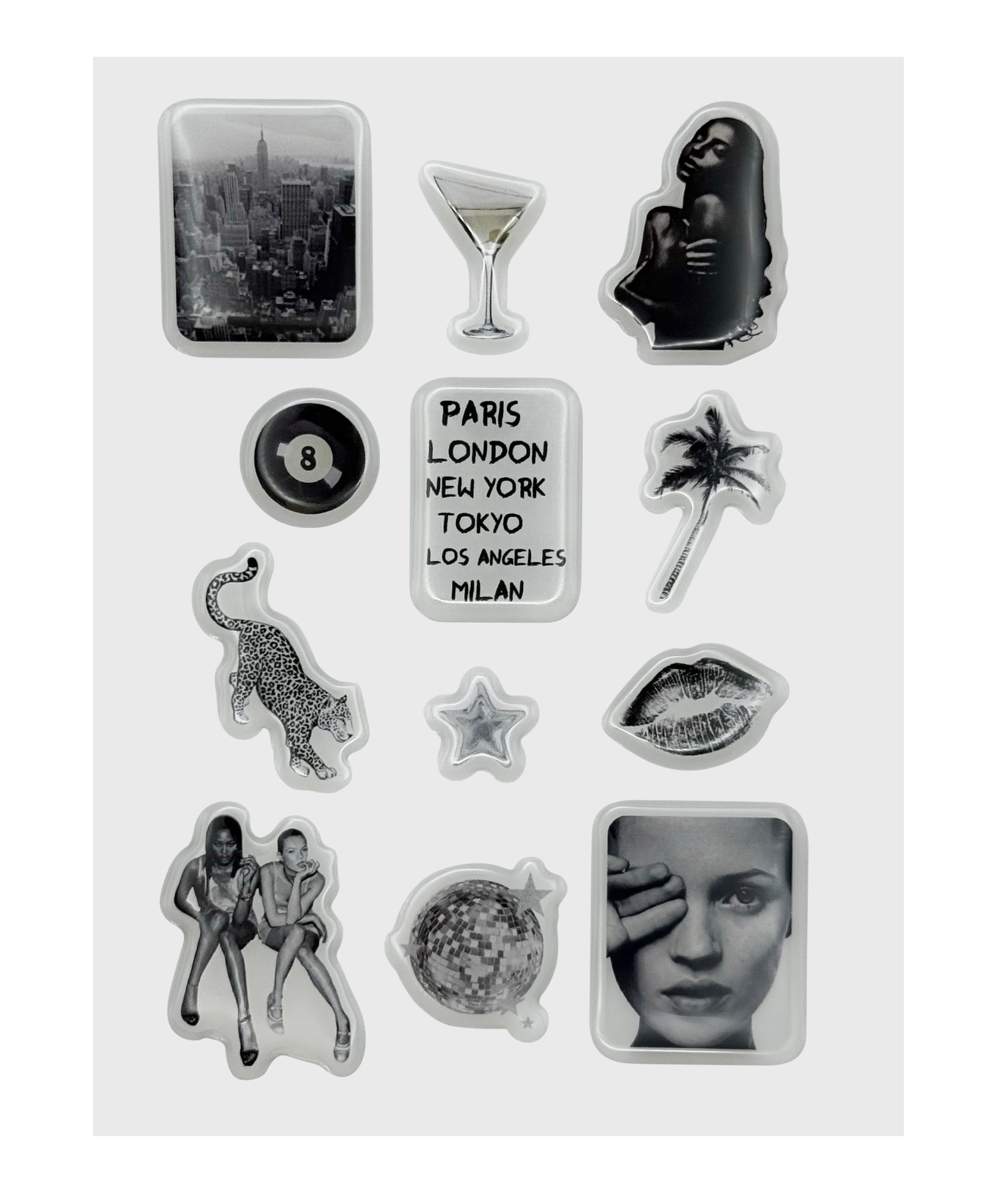 Star Girl Sticker Set